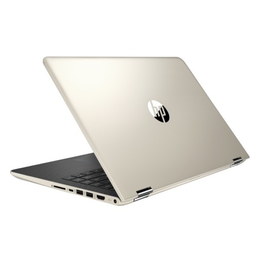 HP Pavillion x360 14-BA002NE Convertible Touch Laptop - Core i3 2.4GHz 4GB 1TB Shared Win10 14inch FHD Gold HP Pavillion x360 14-BA002NE Convertible Touch Laptop - Core i3 2.4GHz 4GB 1TB Shared Win10 14inch FHD Gold