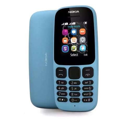Nokia 105 ( 2017 ) Dual Sim Mobile Phone Blue Nokia 105 ( 2017 ) Dual Sim Mobile Phone Blue