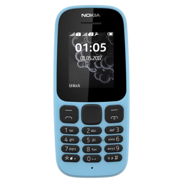 Nokia 105 ( 2017 ) Dual Sim Mobile Phone Blue Nokia 105 ( 2017 ) Dual Sim Mobile Phone Blue