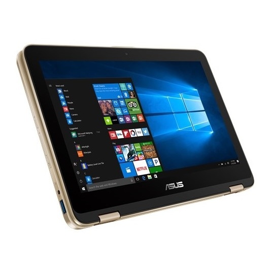 Asus VivoBook Flip 12 TP203NAH Convertible Touch Laptop - Celeron 1.6GHz 2GB 500GB Shared Win10 11.6inch HD Gold Asus VivoBook Flip 12 TP203NAH Convertible Touch Laptop - Celeron 1.6GHz 2GB 500GB Shared Win10 11.6inch HD Gold