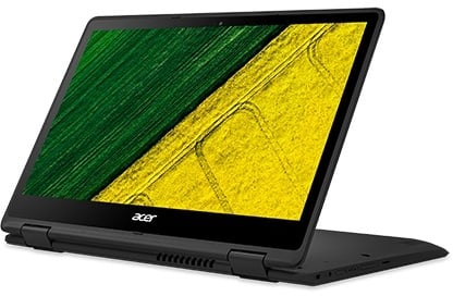 Acer Spin 5 SP513 Convertible Touch Laptop - Core i5 2.5GHz 8GB 256GB Shared Win10 13.3inch FHD Black Acer Spin 5 SP513 Convertible Touch Laptop - Core i5 2.5GHz 8GB 256GB Shared Win10 13.3inch FHD Black