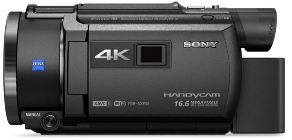 Sony FDR-AXP55 4K Handycam with Built-in projector Camcorder Black Sony FDR-AXP55 4K Handycam with Built-in projector Camcorder Black