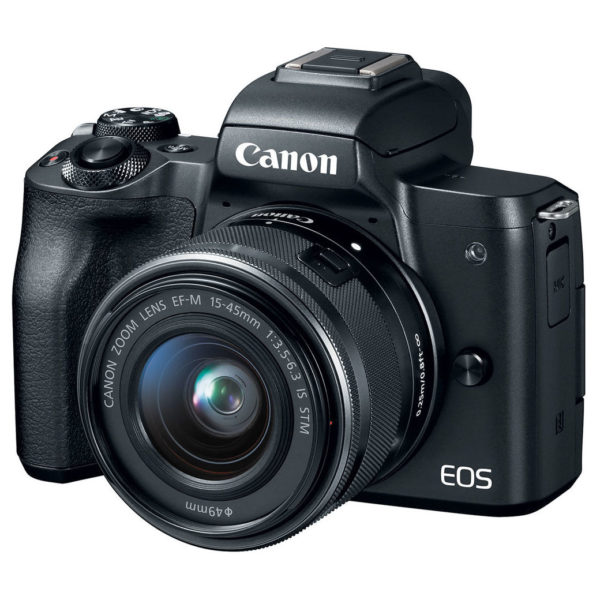 Canon EOS M50 Mirrorless Digital Camera Black With EF-M 15-45mm f/3.5-6.3 IS STM Lens Canon EOS M50 Mirrorless Digital Camera Black With EF-M 15-45mm f/3.5-6.3 IS STM Lens