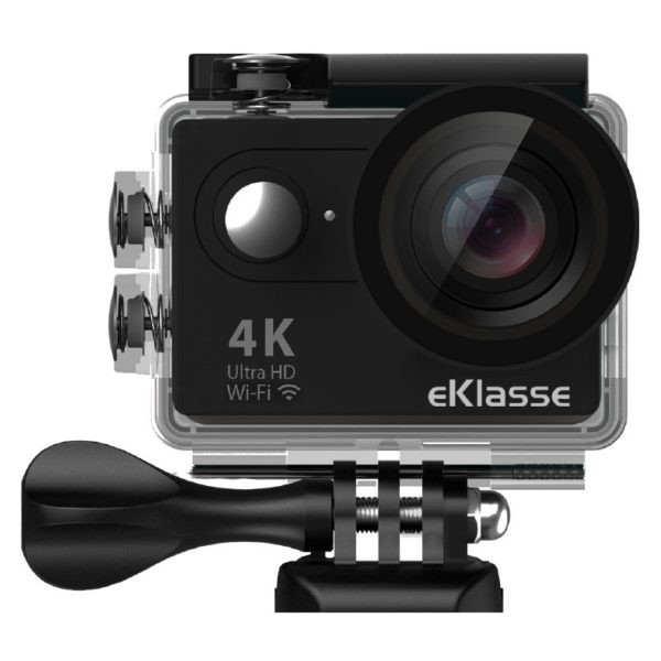 Eklasse 4K Action Camera With WiFi & Live Streaming Black - EKAC02EG Eklasse 4K Action Camera With WiFi & Live Streaming Black - EKAC02EG