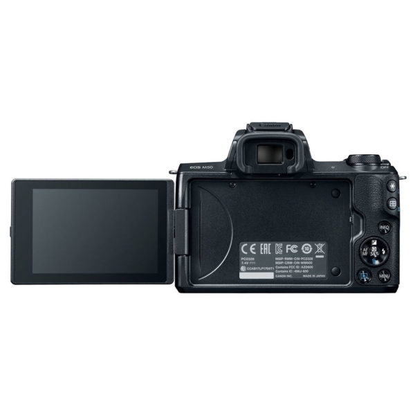 Canon EOS M50 Mirrorless Digital Camera Black With EF-M 15-45mm f/3.5-6.3 IS STM Lens Canon EOS M50 Mirrorless Digital Camera Black With EF-M 15-45mm f/3.5-6.3 IS STM Lens