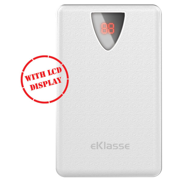 Eklasse Power Bank 8000mAh White - EKPB0805OI Eklasse Power Bank 8000mAh White - EKPB0805OI
