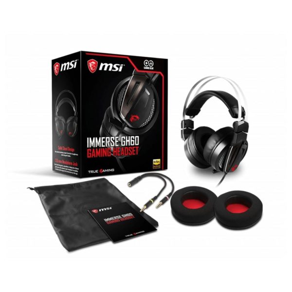 MSI GH60 Immerse Gaming Headset Black MSI GH60 Immerse Gaming Headset Black