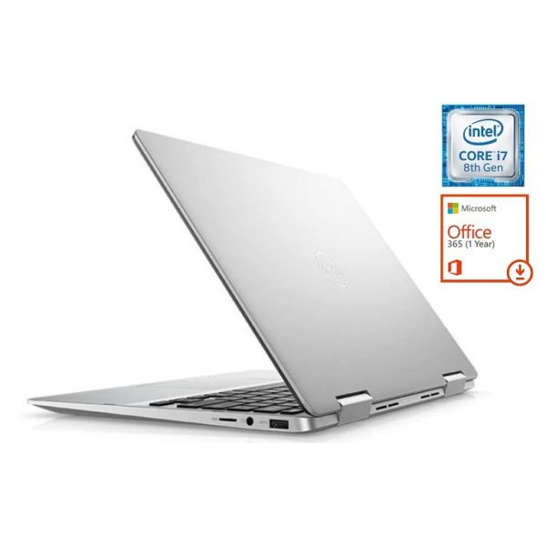 Dell Inspiron 13 7386 Convertible Touch Laptop - Core i7 1.8GHz 16GB 512GB Shared Win10 13.3inch FHD Silver + Pre-loaded MS Office Dell Inspiron 13 7386 Convertible Touch Laptop - Core i7 1.8GHz 16GB 512GB Shared Win10 13.3inch FHD Silver + Pre-loaded MS Office