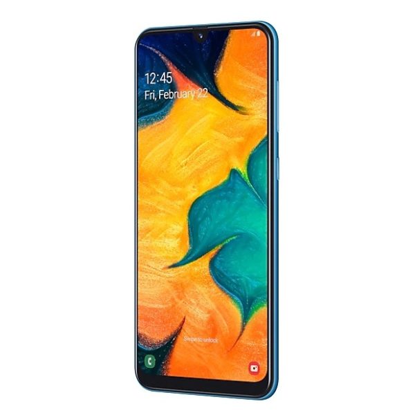 Samsung Galaxy A30 64GB Blue 4G Dual Sim Smartphone SM-A305F Samsung Galaxy A30 64GB Blue 4G Dual Sim Smartphone SM-A305F