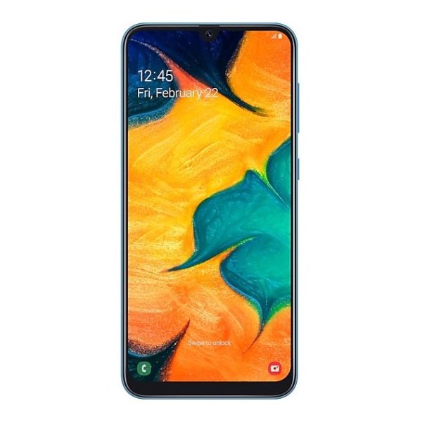 Samsung Galaxy A30 64GB Blue 4G Dual Sim Smartphone SM-A305F Samsung Galaxy A30 64GB Blue 4G Dual Sim Smartphone SM-A305F
