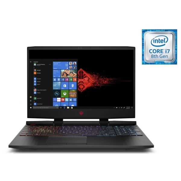 HP OMEN 15-DC1002NE Gaming Laptop - Core i7 2.2GHz 16GB 1TB+256GB 6GB 15.6inch FHD Shadow Black HP OMEN 15-DC1002NE Gaming Laptop - Core i7 2.2GHz 16GB 1TB+256GB 6GB 15.6inch FHD Shadow Black