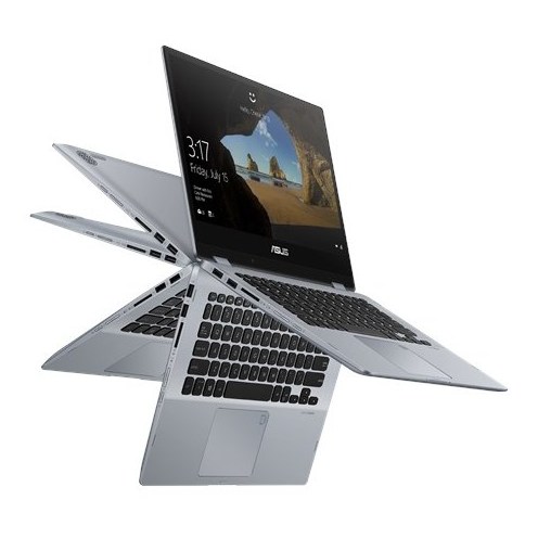 Asus VivoBook Flip 14 TP412UA Convertible Touch Laptop - Core i7 1.8GHz 8GB 256GB Shared Win10 14inch FHD Grey Asus VivoBook Flip 14 TP412UA Convertible Touch Laptop - Core i7 1.8GHz 8GB 256GB Shared Win10 14inch FHD Grey