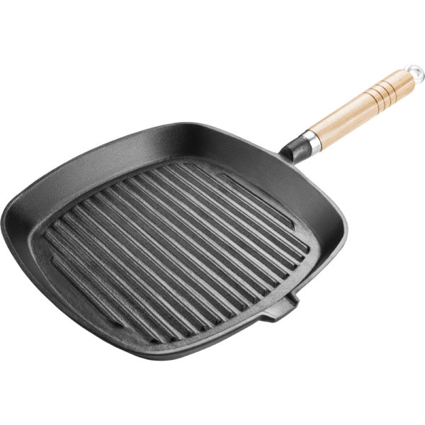 Lamart LT1063 Cast Iron Frypan Black 24cm Lamart LT1063 Cast Iron Frypan Black 24cm
