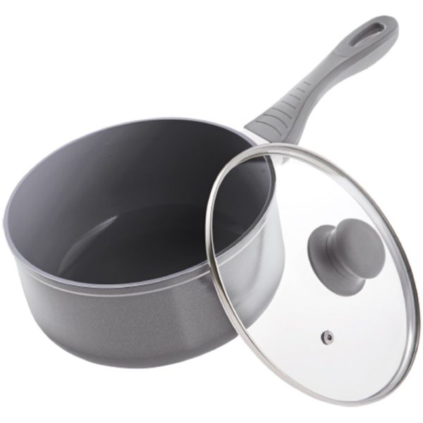 Lamart LT1083 Ceramic Sauce Pan 20cm Black/Silver Lamart LT1083 Ceramic Sauce Pan 20cm Black/Silver