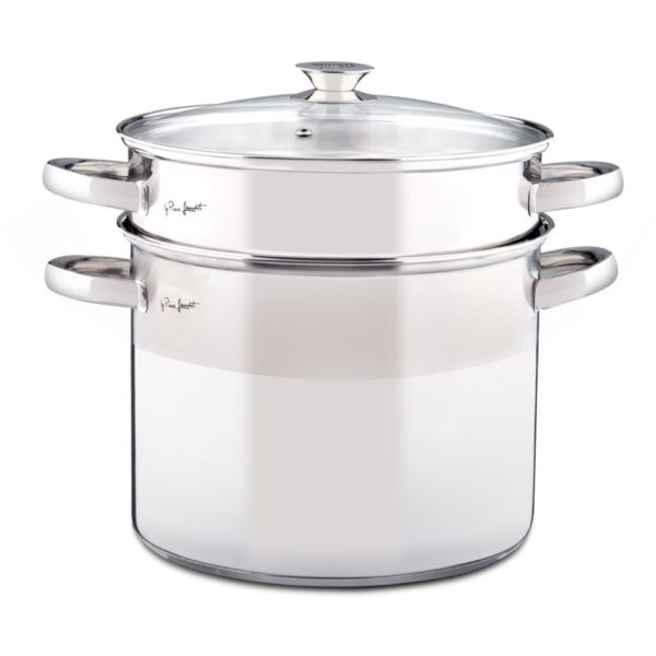 Lamart LTSS2417 Pasta Pot 8Ltr Stainless Steel Lamart LTSS2417 Pasta Pot 8Ltr Stainless Steel