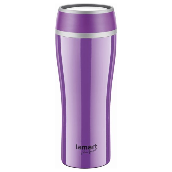 Lamart Thermo Vacuum Flask 400ml Purple Lamart Thermo Vacuum Flask 400ml Purple