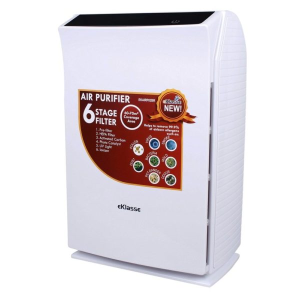Eklasse EKAIRP02BR Air Purifier With HEPA Filter Eklasse EKAIRP02BR Air Purifier With HEPA Filter