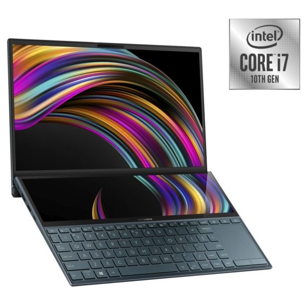 Asus ZenBook Duo UX481 Laptop - Core i7 1.8GHz 16GB 1TB 2GB Win10 14inch FHD Celestial Blue Pre-order Asus ZenBook Duo UX481 Laptop - Core i7 1.8GHz 16GB 1TB 2GB Win10 14inch FHD Celestial Blue Pre-order