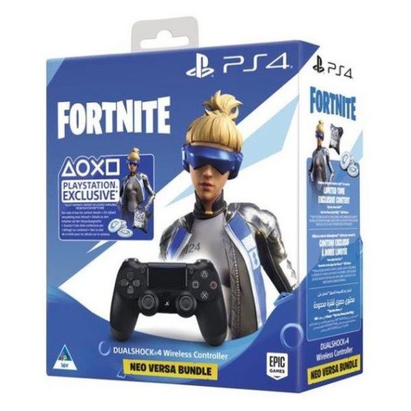 PS4 Dual Shock 4 Wireless Controller Black + Fornite Voucher PS4 Dual Shock 4 Wireless Controller Black + Fornite Voucher