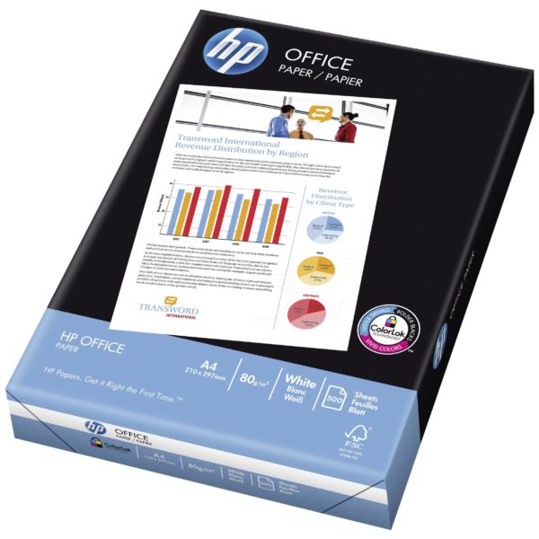 HP CH9110 Office Paper A4 80gsm 500 Sheets HP CH9110 Office Paper A4 80gsm 500 Sheets