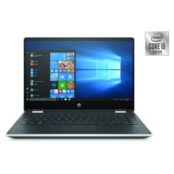 HP Pavilion x360 14-DH1015NE Convertible Touch Laptop - Core i5 1.6GHz 8GB 1TB+128GB 2GB Win10 14inch Natural Silver HP Pavilion x360 14-DH1015NE Convertible Touch Laptop - Core i5 1.6GHz 8GB 1TB+128GB 2GB Win10 14inch Natural Silver