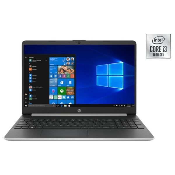 HP 15S-FQ1001NE Laptop - Core i3 1.2GHz 4GB 256GB Shared Win10 15.6inch FHD Natural Silver English/Arabic Keyboard HP 15S-FQ1001NE Laptop - Core i3 1.2GHz 4GB 256GB Shared Win10 15.6inch FHD Natural Silver English/Arabic Keyboard