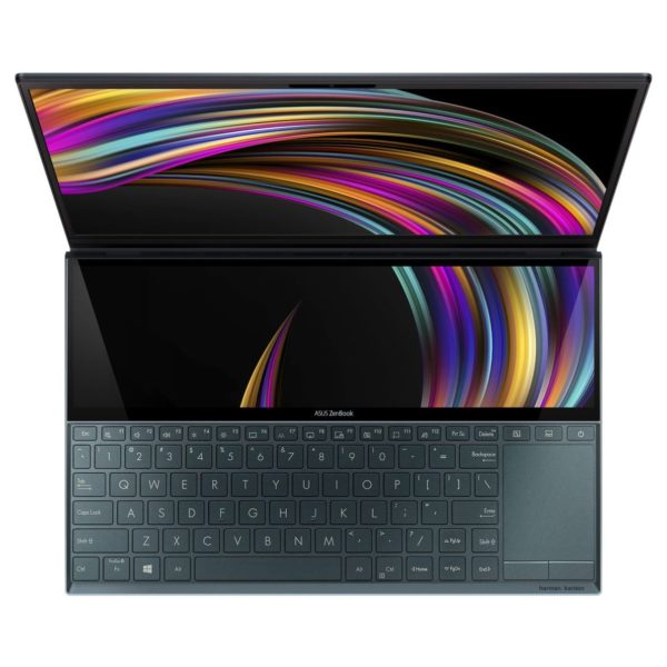 Asus ZenBook Duo UX481FL-BM021TS Laptop - Core i7 1.8GHz 16GB 1TB 2GB Win10 14inch FHD Celestial Blue Asus ZenBook Duo UX481FL-BM021TS Laptop - Core i7 1.8GHz 16GB 1TB 2GB Win10 14inch FHD Celestial Blue