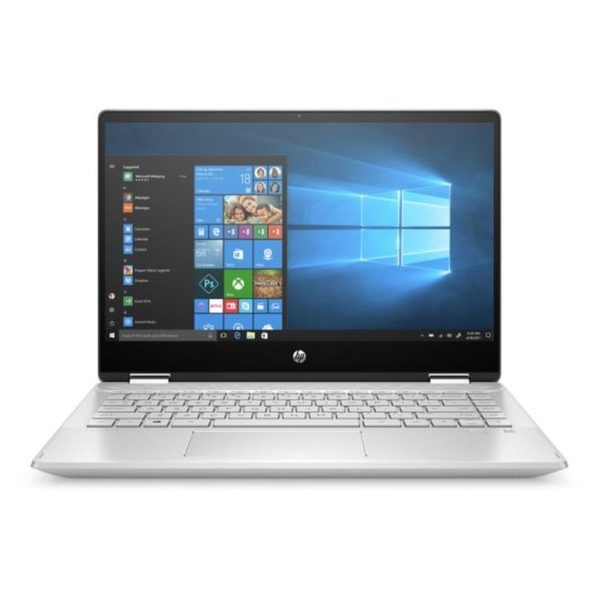 HP Pavilion x360 14-DH1028NE Convertible Touch Laptop - Core i7 1.8GHz 8GB 512GB 2GB Win10 14inch Mineral Silver English/Arabic Keyboard HP Pavilion x360 14-DH1028NE Convertible Touch Laptop - Core i7 1.8GHz 8GB 512GB 2GB Win10 14inch Mineral Silver English/Arabic Keyboard