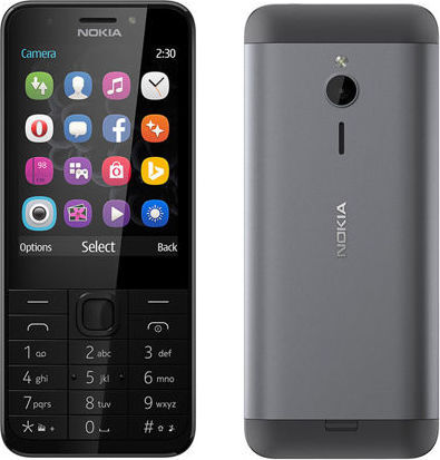 Nokia 230 Dual Sim Mobile Phone Dark Silver Nokia 230 Dual Sim Mobile Phone Dark Silver