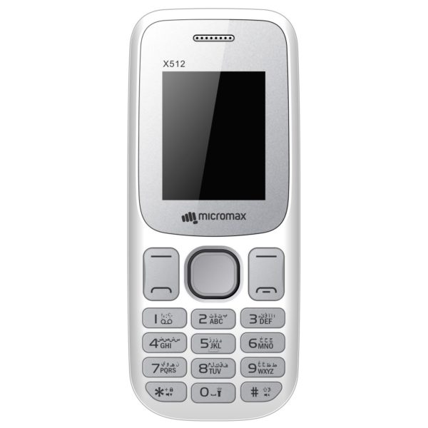 Micromax X512 Dual Sim Mobile Phone White Micromax X512 Dual Sim Mobile Phone White