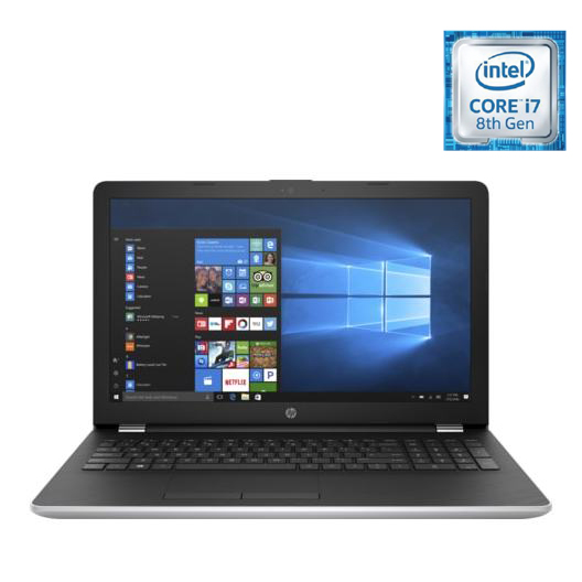 HP 15-BS105NE Laptop - Core i7 1.8GHz 16GB 2TB 4GB Win10 15.6inch FHD Silver HP 15-BS105NE Laptop - Core i7 1.8GHz 16GB 2TB 4GB Win10 15.6inch FHD Silver