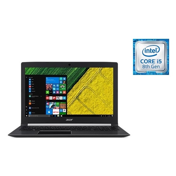 Acer Aspire 5 Laptop - Core i5 1.6GHz 4GB 1TB 2GB Win10 15.6inch HD Black Acer Aspire 5 Laptop - Core i5 1.6GHz 4GB 1TB 2GB Win10 15.6inch HD Black