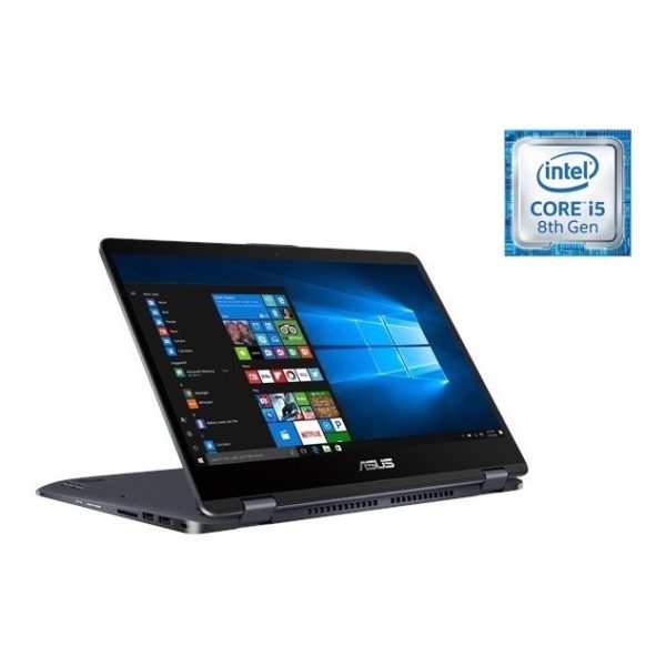 Asus VivoBook Flip 14 TP410UF Convertible Touch Laptop - Core i5 1.6GHz 6GB 1TB 2GB Win10 14inch FHD Grey Asus VivoBook Flip 14 TP410UF Convertible Touch Laptop - Core i5 1.6GHz 6GB 1TB 2GB Win10 14inch FHD Grey