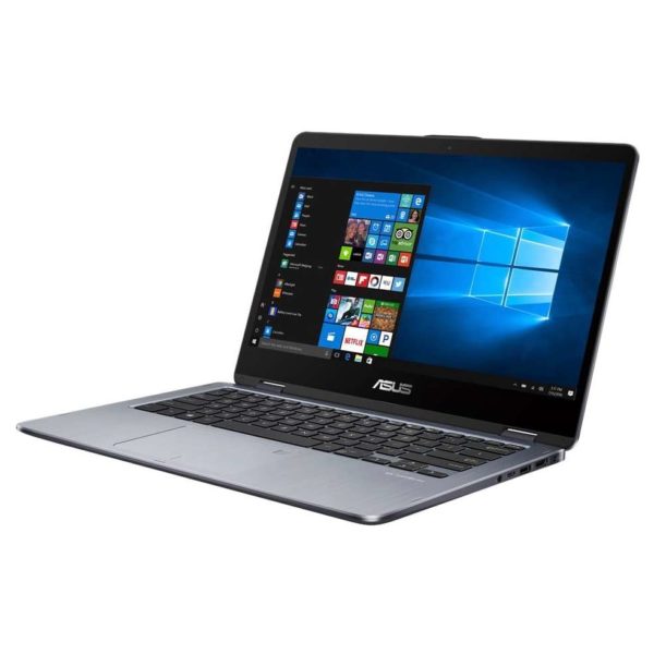 Asus VivoBook Flip 14 TP410UF Convertible Touch Laptop - Core i5 1.6GHz 8GB 1TB+128GB 2GB 14inch FHD Star Grey Metal Asus VivoBook Flip 14 TP410UF Convertible Touch Laptop - Core i5 1.6GHz 8GB 1TB+128GB 2GB 14inch FHD Star Grey Metal
