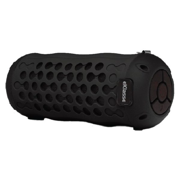 Eklasse Water Resistant Bluetooth Speaker Black EKBTSP11CE Eklasse Water Resistant Bluetooth Speaker Black EKBTSP11CE
