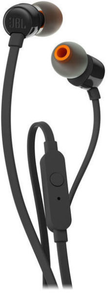 JBL T110 In Ear Wired Headphone Black JBL T110 In Ear Wired Headphone Black