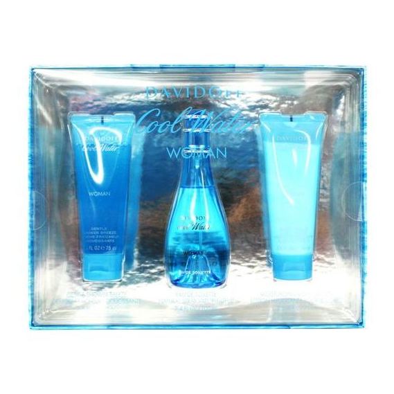 Davidoff Cool Water Gift Set For Women (Davidoff Cool Water 100ml EDT + Body Lotion 75ml + Shower Gel 75ml) Davidoff Cool Water Gift Set For Women (Davidoff Cool Water 100ml EDT + Body Lotion 75ml + Shower Gel 75ml)