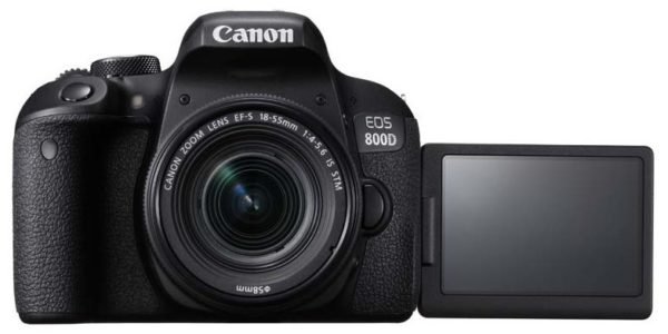 Canon EOS 800D DSLR Camera Black With EFS 18-55mm IS STM Lens Canon EOS 800D DSLR Camera Black With EFS 18-55mm IS STM Lens