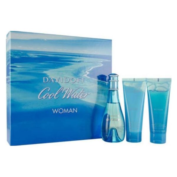 Davidoff Cool Water Gift Set For Women (Davidoff Cool Water 100ml EDT + Body Lotion 75ml + Shower Gel 75ml) Davidoff Cool Water Gift Set For Women (Davidoff Cool Water 100ml EDT + Body Lotion 75ml + Shower Gel 75ml)