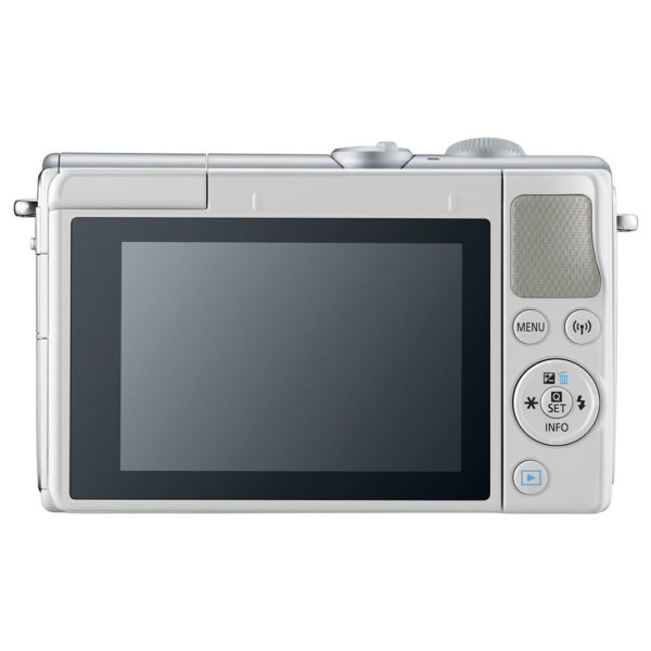 Canon EOS M100 Mirrorless Digital Camera Body White With EF-M15-45 IS STM Lens Canon EOS M100 Mirrorless Digital Camera Body White With EF-M15-45 IS STM Lens