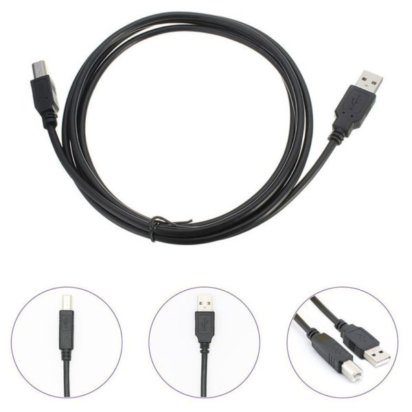 Eklasse USB AM/BM Printer Cable 2.0V Black 1.8M VCU201B Eklasse USB AM/BM Printer Cable 2.0V Black 1.8M VCU201B