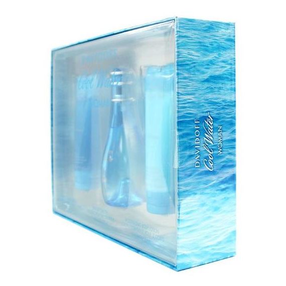 Davidoff Cool Water Gift Set For Women (Davidoff Cool Water 100ml EDT + Body Lotion 75ml + Shower Gel 75ml) Davidoff Cool Water Gift Set For Women (Davidoff Cool Water 100ml EDT + Body Lotion 75ml + Shower Gel 75ml)