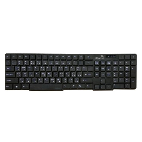Eklasse Wireless Keyboard With Mouse Black EKWLKM04JE Eklasse Wireless Keyboard With Mouse Black EKWLKM04JE