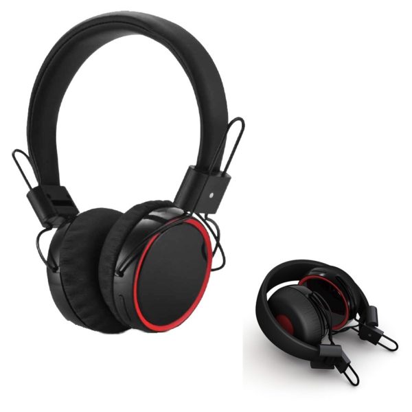 Eklasse Bluetooth Headphone Black/Red EKBTHP09TW Eklasse Bluetooth Headphone Black/Red EKBTHP09TW