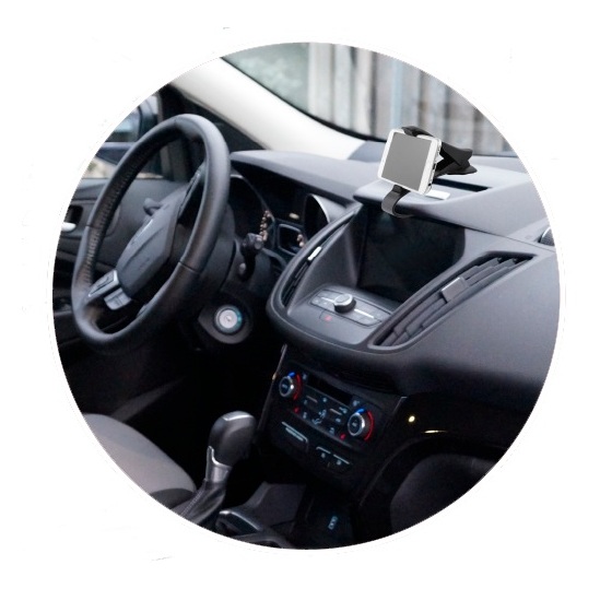 Eklasse Car Holder With Clip To Dashboard Black - EKMCM04FT Eklasse Car Holder With Clip To Dashboard Black - EKMCM04FT