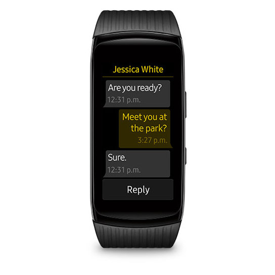 Samsung Gear Fit2 Pro Fitness Band Small Black - SM-R365 Samsung Gear Fit2 Pro Fitness Band Small Black - SM-R365
