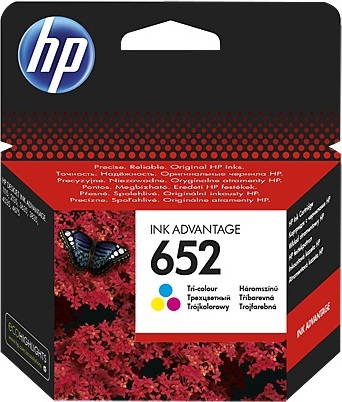 HP 652 F6V24AE Ink Cartridge Tricolor HP 652 F6V24AE Ink Cartridge Tricolor