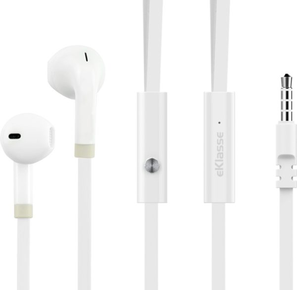 Eklasse EKEP01 Stereo Earphone White IT Elec Eklasse EKEP01 Stereo Earphone White IT Elec