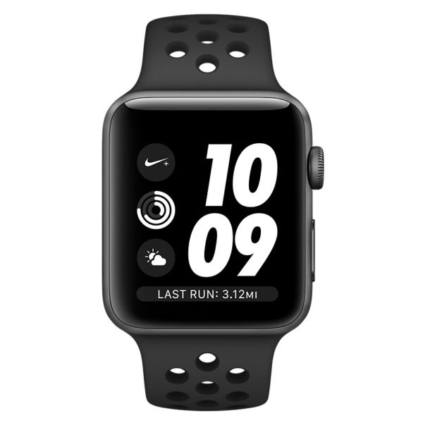 Apple Watch Nike+ Series 3 GPS - 42mm Space Grey Aluminium Case with Anthracite/Black Nike Sport Band Apple Watch Nike+ Series 3 GPS - 42mm Space Grey Aluminium Case with Anthracite/Black Nike Sport Band