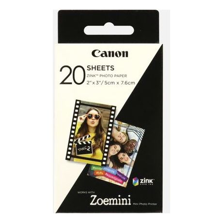 Canon ZP2030 Zink Photo Paper 20 Sheets Canon ZP2030 Zink Photo Paper 20 Sheets